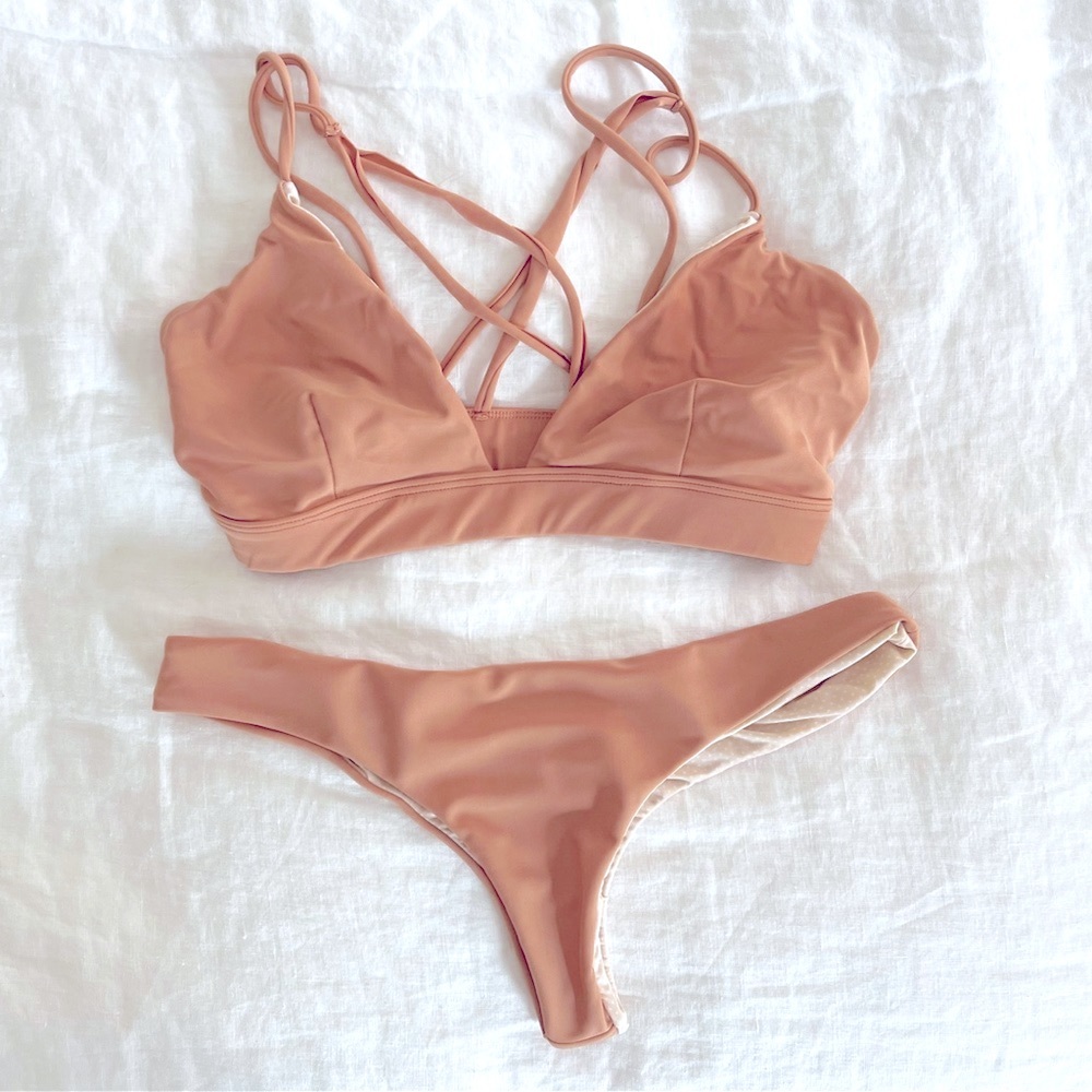 LIKE NEW Acacia Cross-Back Two-Piece Swimsuit